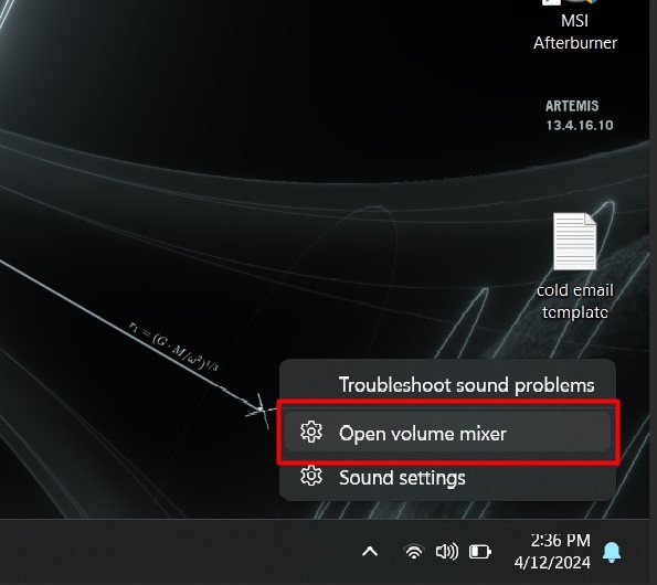 second step to change audio output